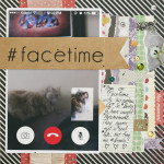 #facetime scrapbook layout