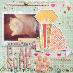 Absolutely Paw-some Scrapbook Layout