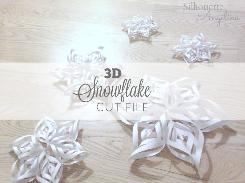 3d snowflake cut file