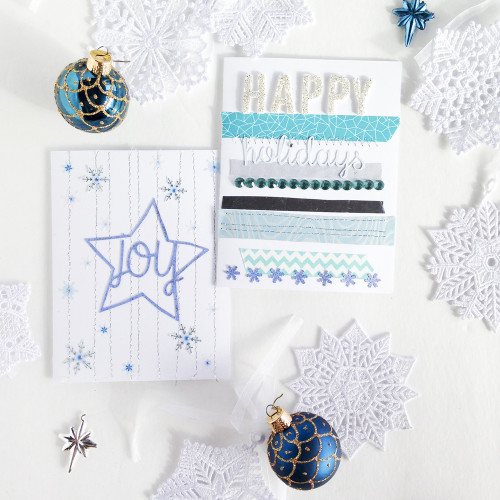 Christmas Cards blue