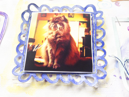Meow Meow Meow Scrapbook Layout
